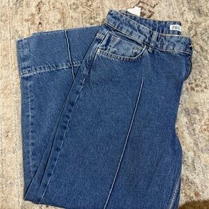 Zara Classic Blue Denim Pants